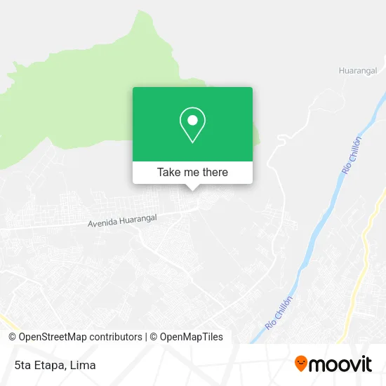 5ta Etapa map