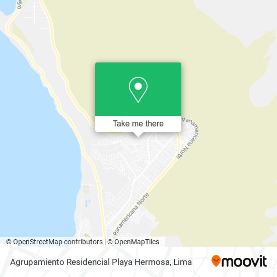 Mapa de Agrupamiento Residencial Playa Hermosa