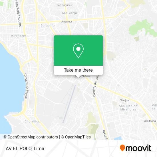 AV EL POLO map