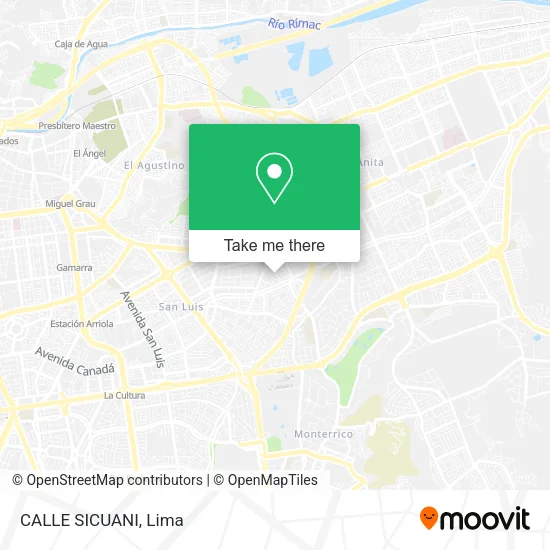 Mapa de CALLE SICUANI