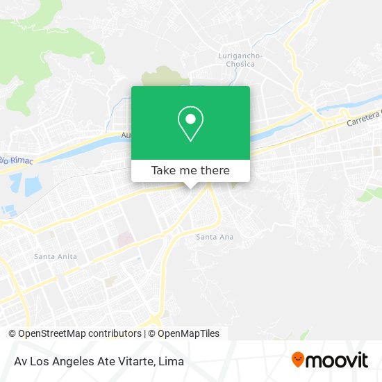 Av  Los Angeles  Ate Vitarte map