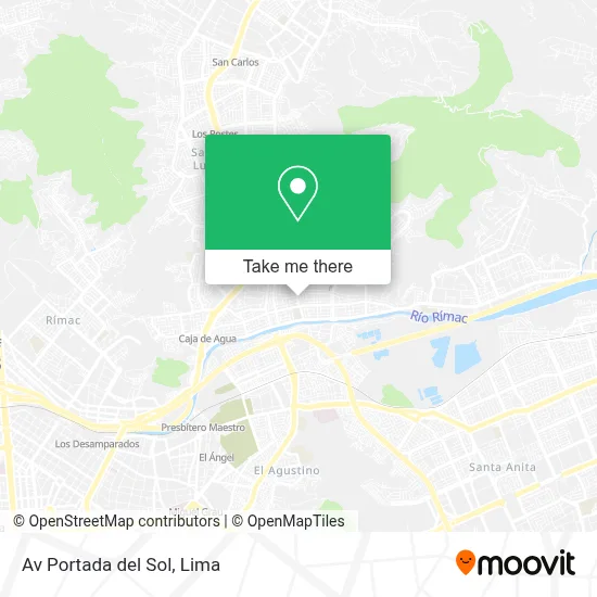 Av  Portada del Sol map