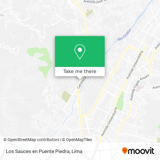 Los Sauces en Puente Piedra map