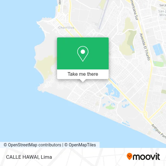 CALLE HAWAI map