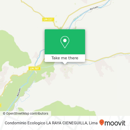 Condominio Ecologico LA RAYA    CIENEGUILLA map