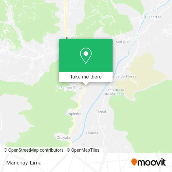 Manchay map