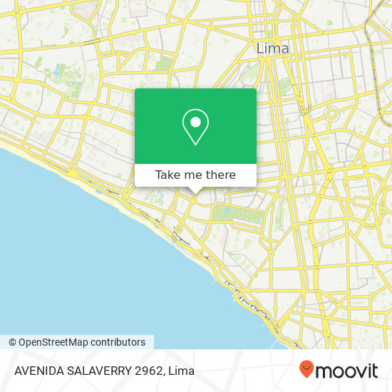 AVENIDA SALAVERRY 2962 map