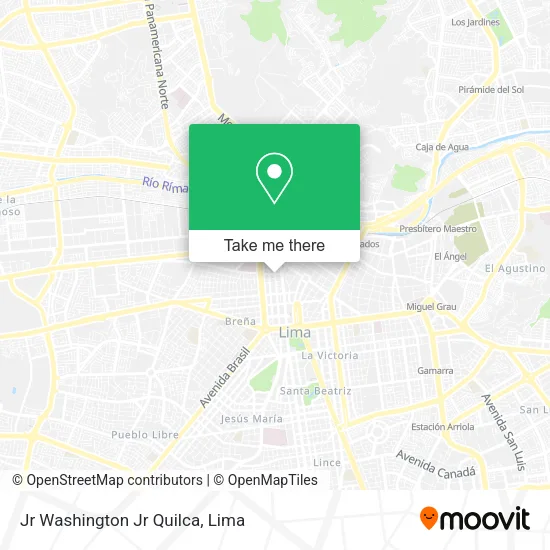 Jr  Washington  Jr  Quilca map