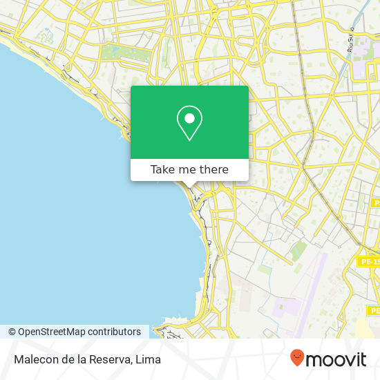 Malecon de la Reserva map