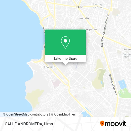 Mapa de CALLE ANDROMEDA