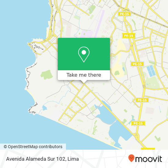 Avenida Alameda Sur 102 map