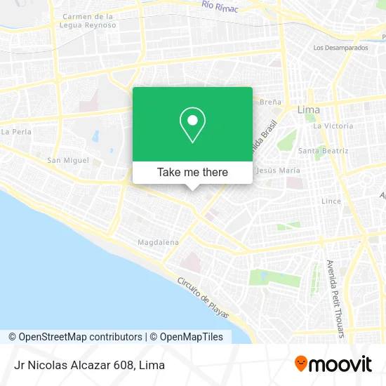 Mapa de Jr  Nicolas Alcazar 608