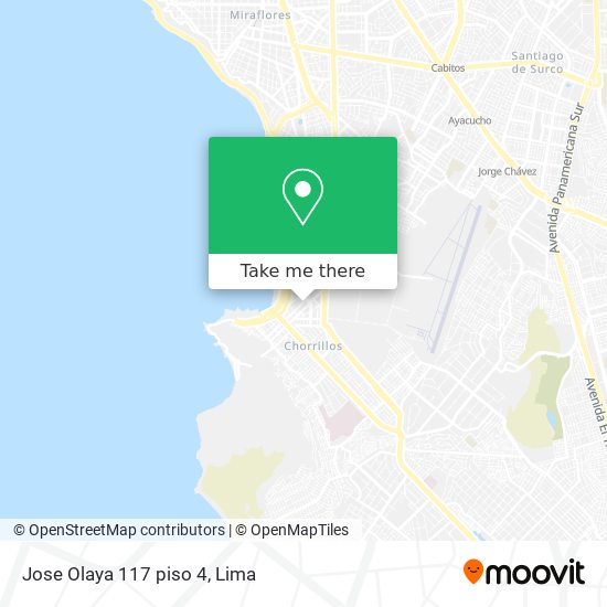 Jose Olaya 117 piso 4 map