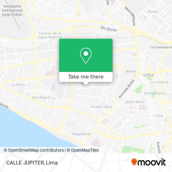 CALLE JUPITER map