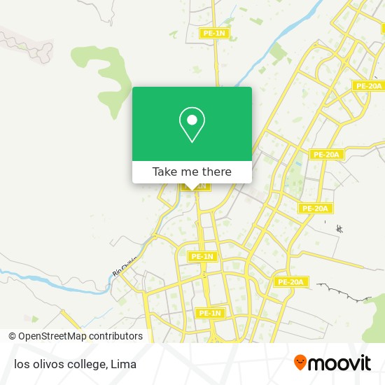 los olivos college map