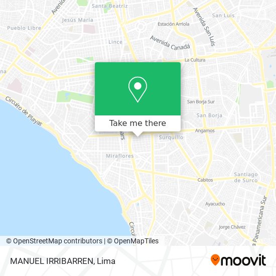 Mapa de MANUEL IRRIBARREN