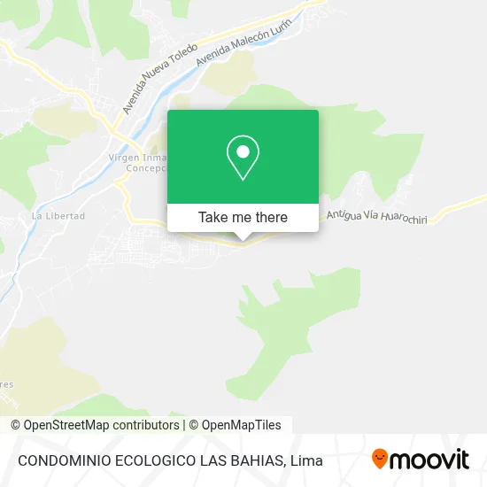 CONDOMINIO ECOLOGICO LAS BAHIAS map