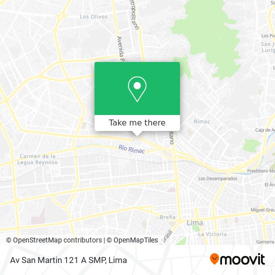 Av  San Martin 121 A   SMP map