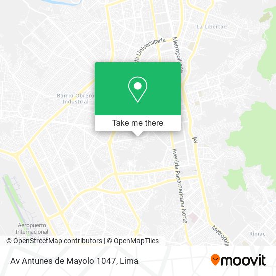 Av  Antunes de Mayolo 1047 map