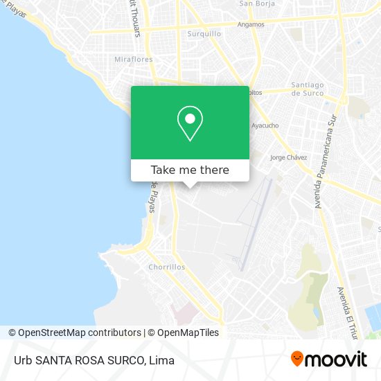 Urb  SANTA ROSA  SURCO map