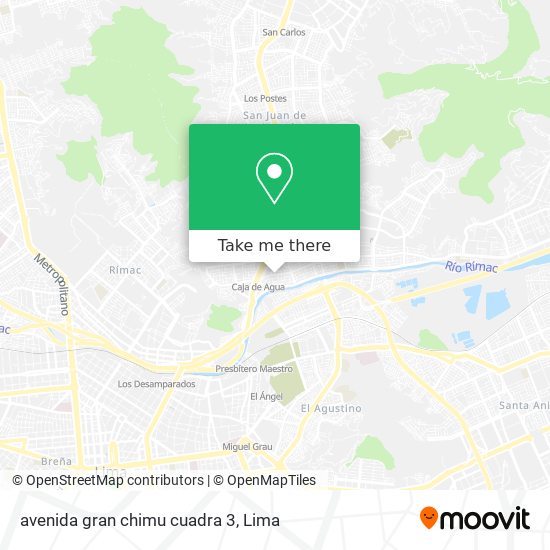 avenida gran chimu cuadra 3 map