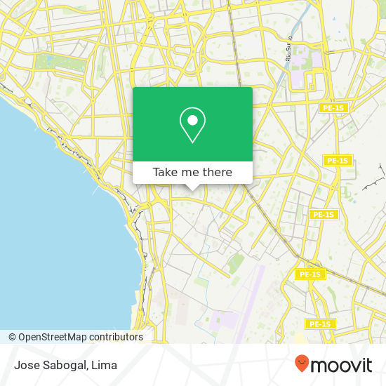 Jose Sabogal map