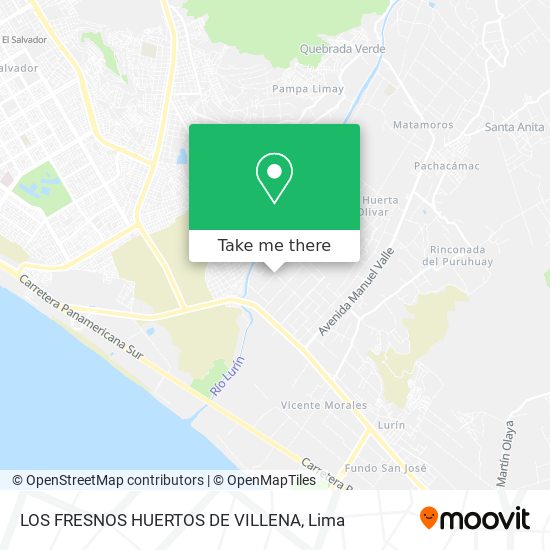 LOS FRESNOS  HUERTOS DE VILLENA map