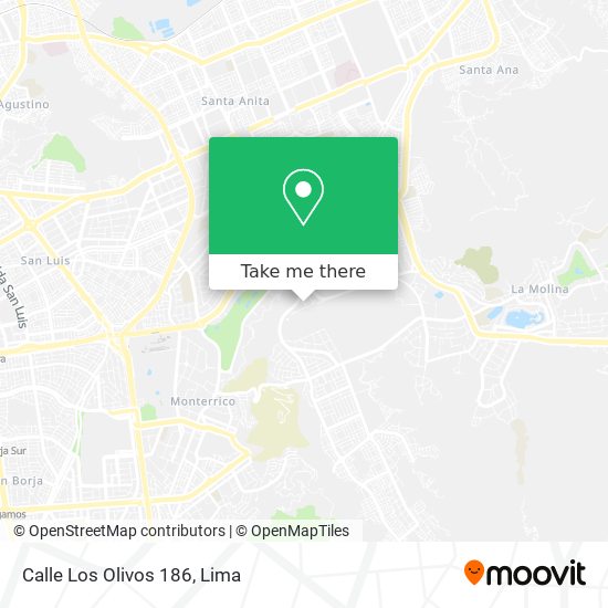 Calle Los Olivos 186 map