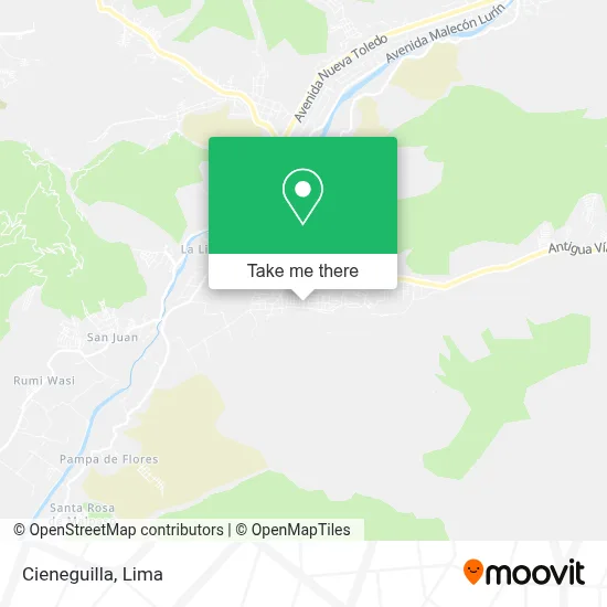 Cieneguilla map