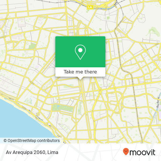 Av  Arequipa 2060 map