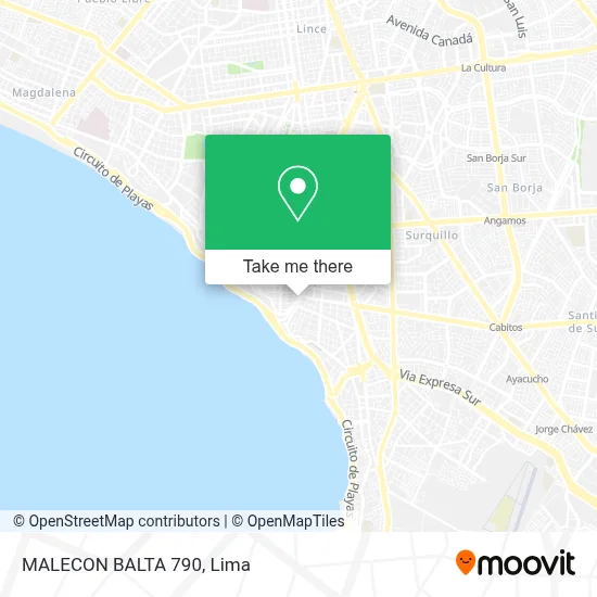 MALECON BALTA 790 map