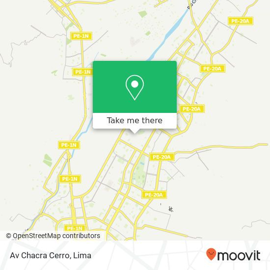 Av  Chacra Cerro map