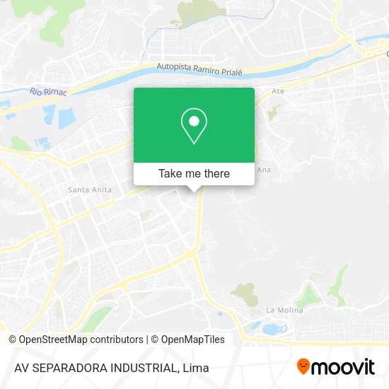Mapa de AV  SEPARADORA INDUSTRIAL
