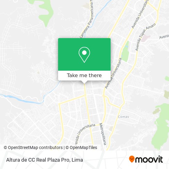 Altura de CC Real Plaza Pro map