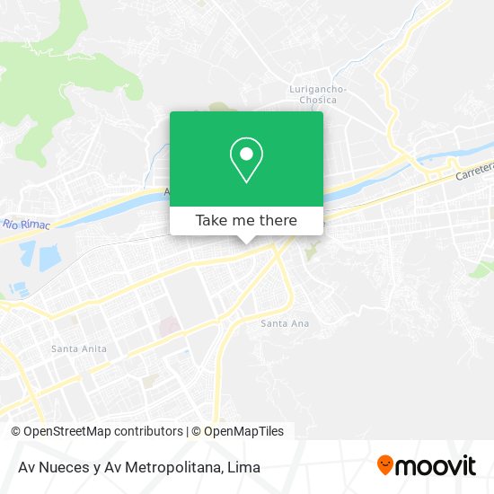 Av  Nueces y Av  Metropolitana map