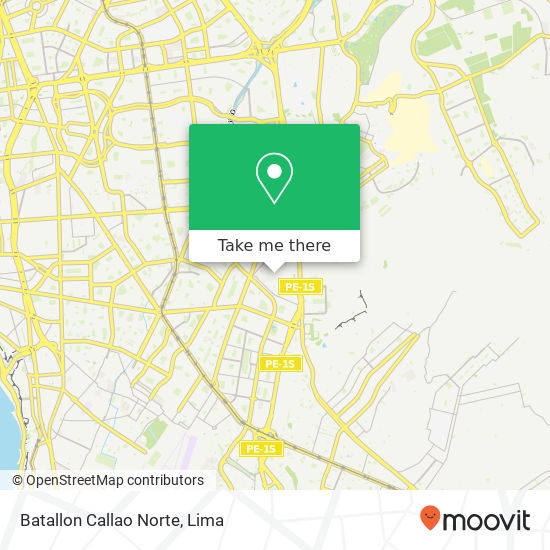 Batallon Callao Norte map