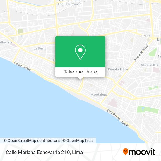 Calle Mariana Echevarria 210 map