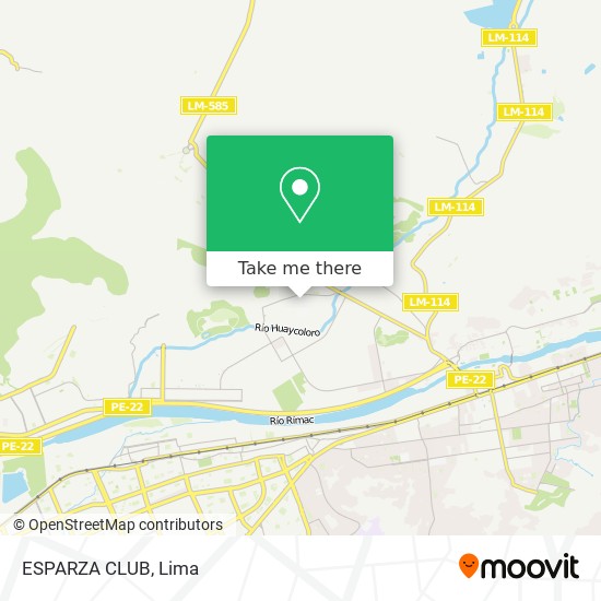 Mapa de ESPARZA CLUB