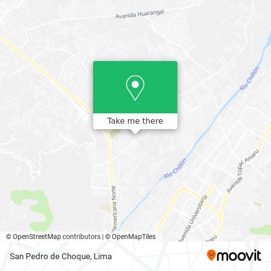 San Pedro de Choque map