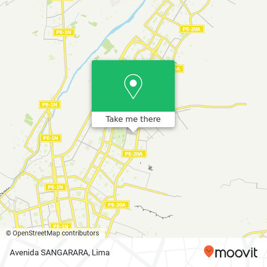 Mapa de Avenida SANGARARA