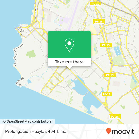Prolongacion Huaylas 404 map