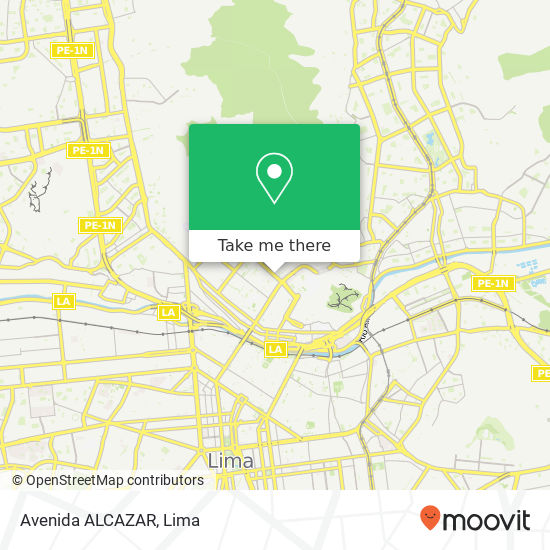 Avenida ALCAZAR map