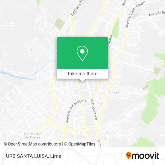 URB SANTA LUISA map