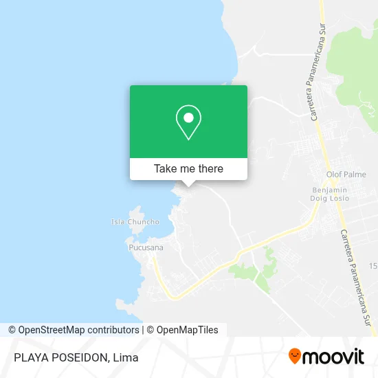 PLAYA POSEIDON map