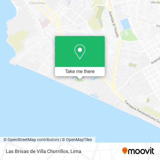 Las Brisas de Villa Chorrillos map