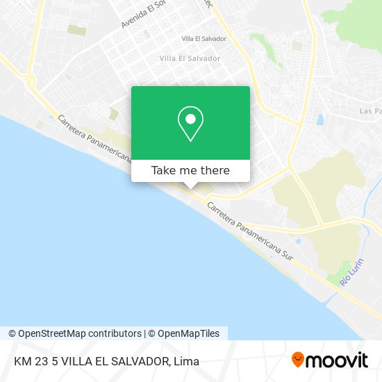 Mapa de KM 23 5 VILLA EL SALVADOR