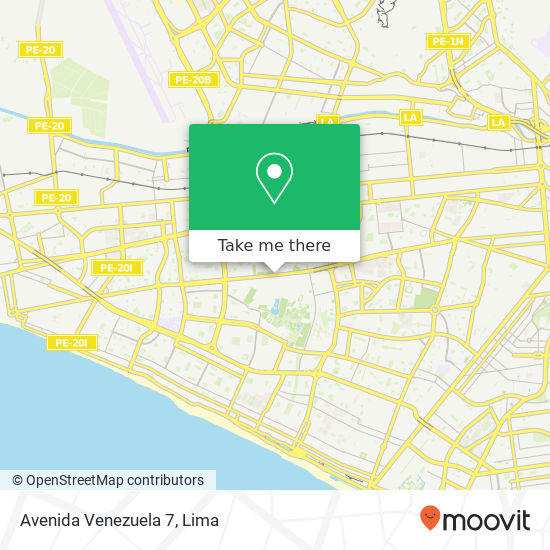 Mapa de Avenida Venezuela 7