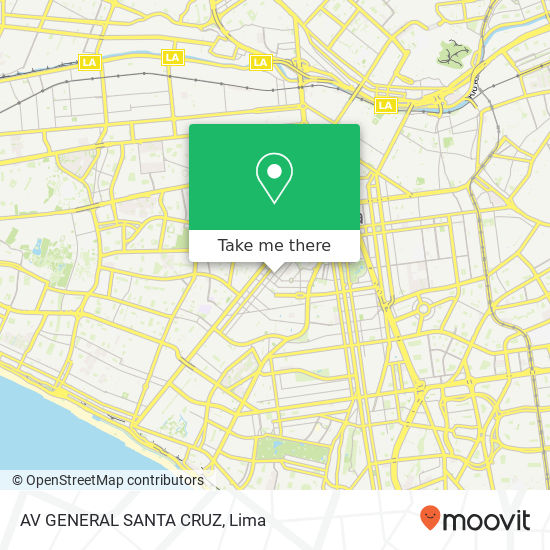 AV GENERAL SANTA CRUZ map