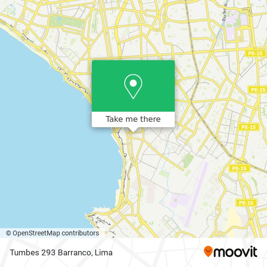 Tumbes 293  Barranco map