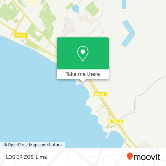 LOS ERIZOS map